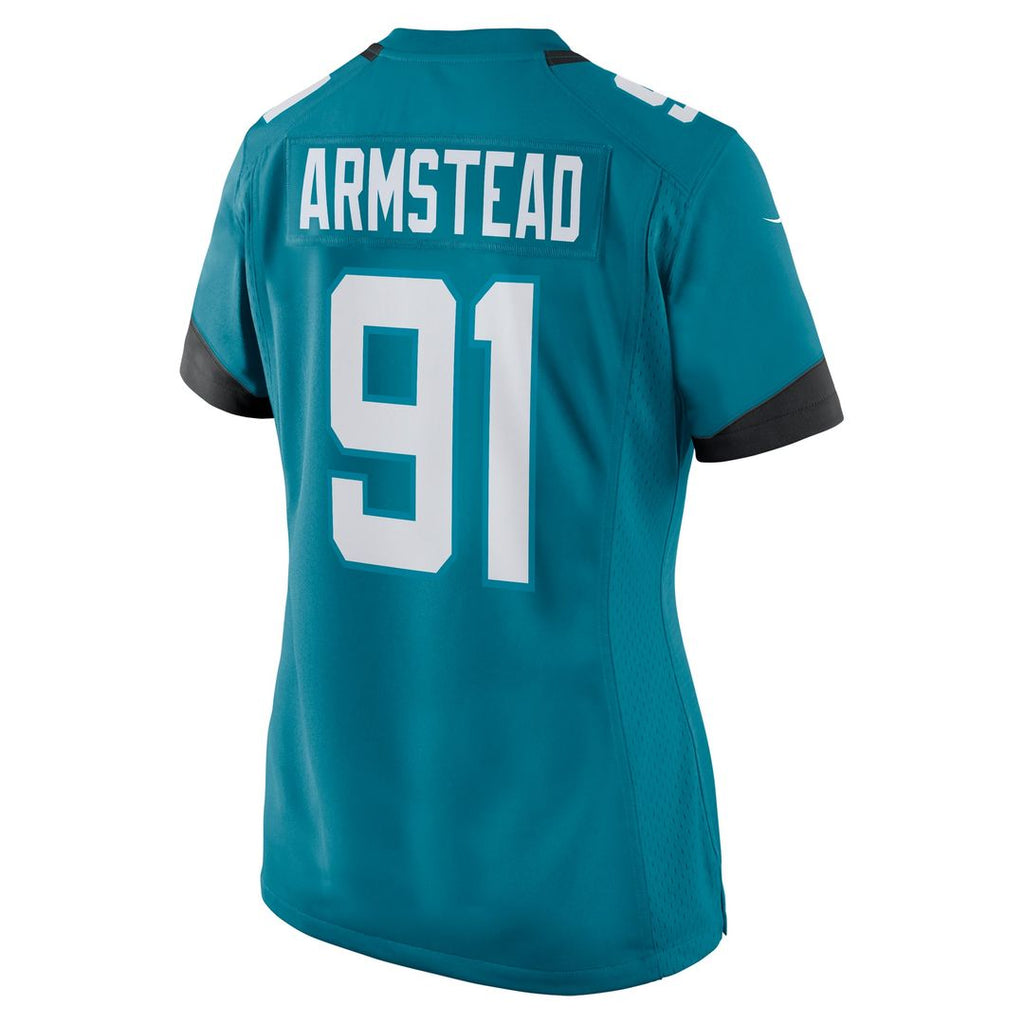 Women's Nike Jacksonville Jaguars Arik Armstead Teal Team Game NFL Jersey