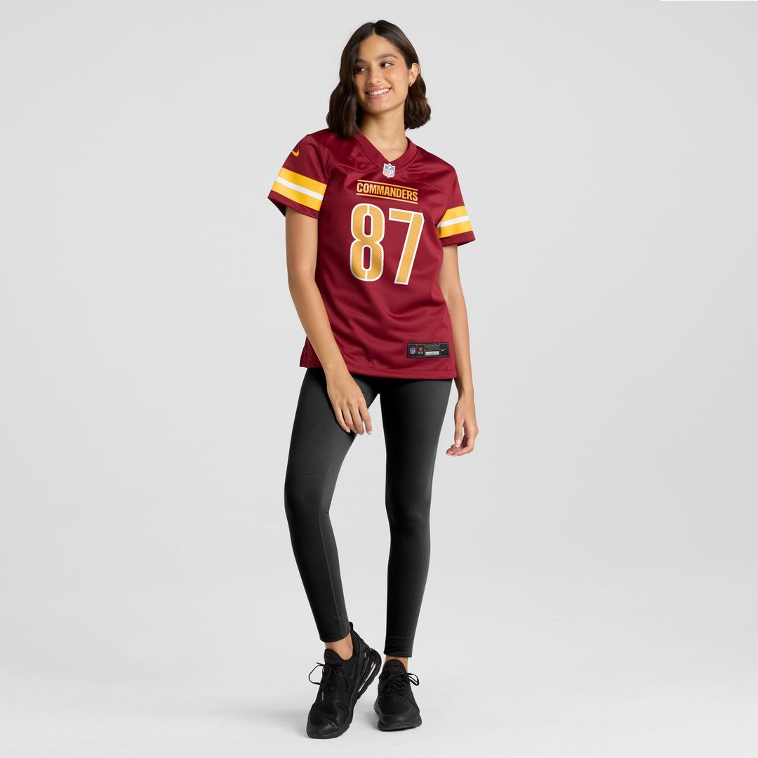 Women's Nike Washington Commanders John Bates Burgundy Game NFL Jersey