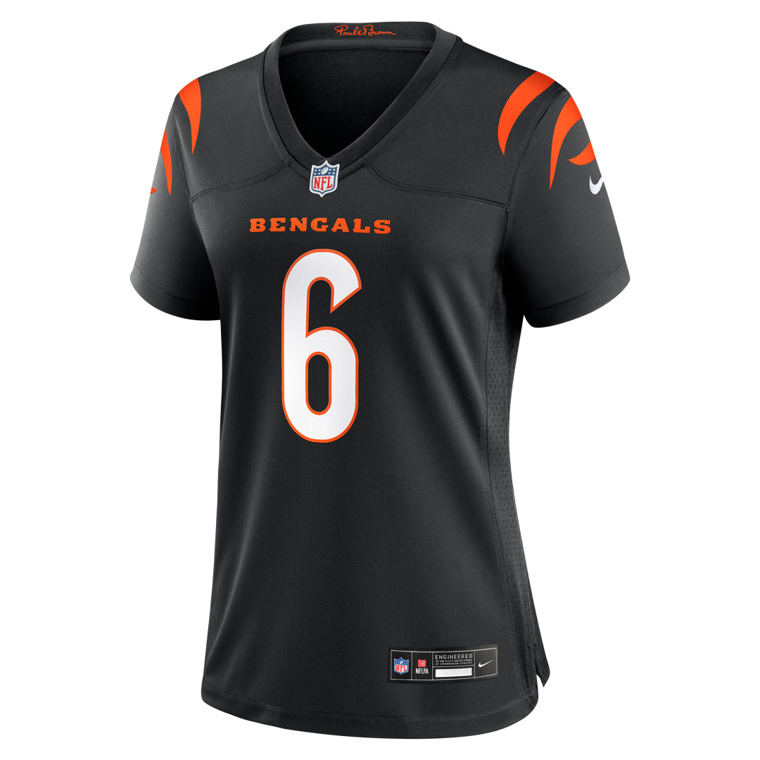 Women's Nike Cincinnati Bengals Bryan Cook Black Team Game NFL Jersey