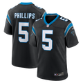 Men's Nike Carolina Panthers Jaelan Phillips Black Game NFL Jersey