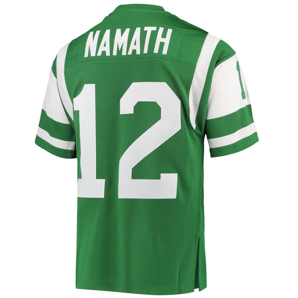 Men's Mitchell & Ness New York Jets Joe Namath Green 1968 Authentic Throwback Retired Player NFL Jersey