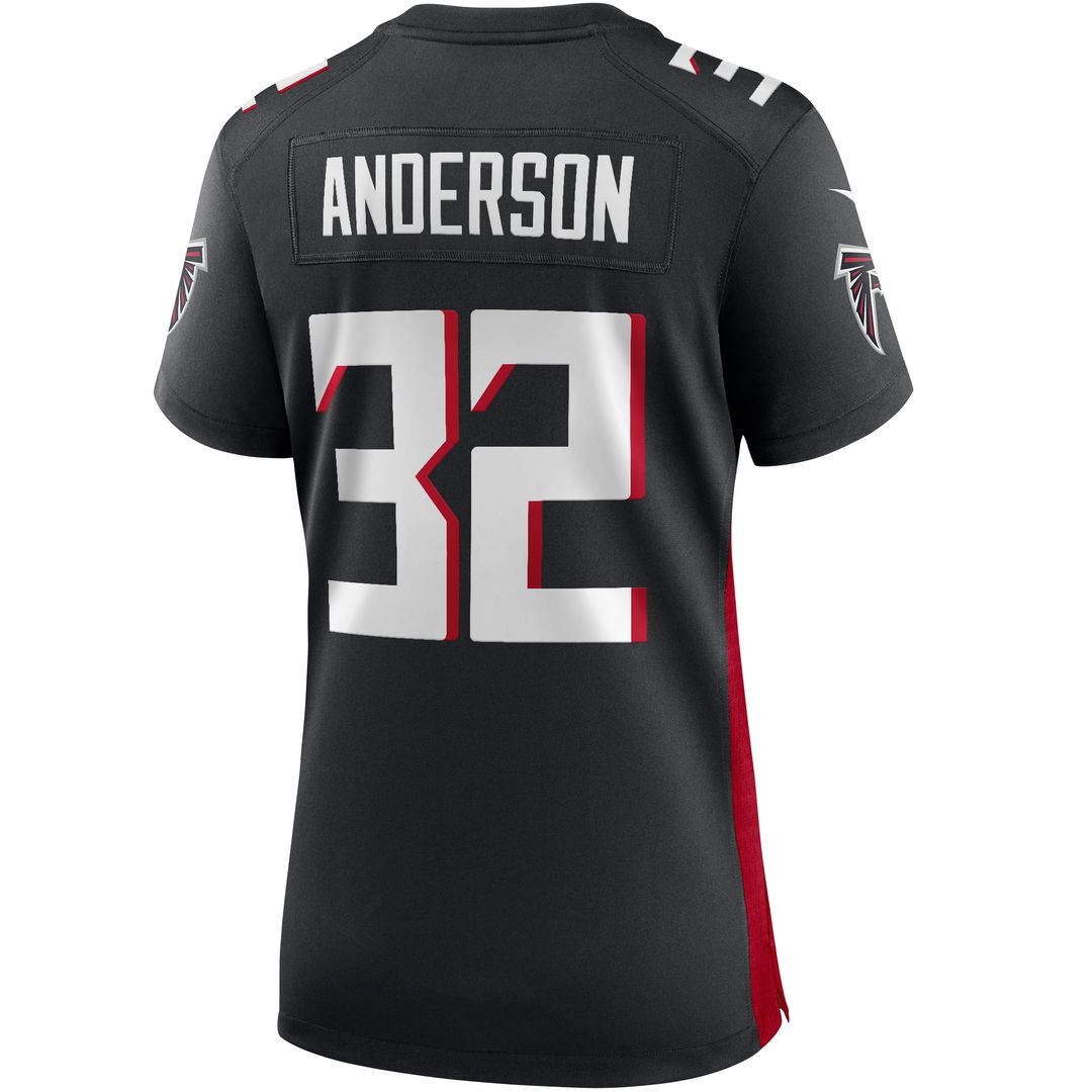 Women's Nike Atlanta Falcons Jamal Anderson Red Retired Game NFL Jersey