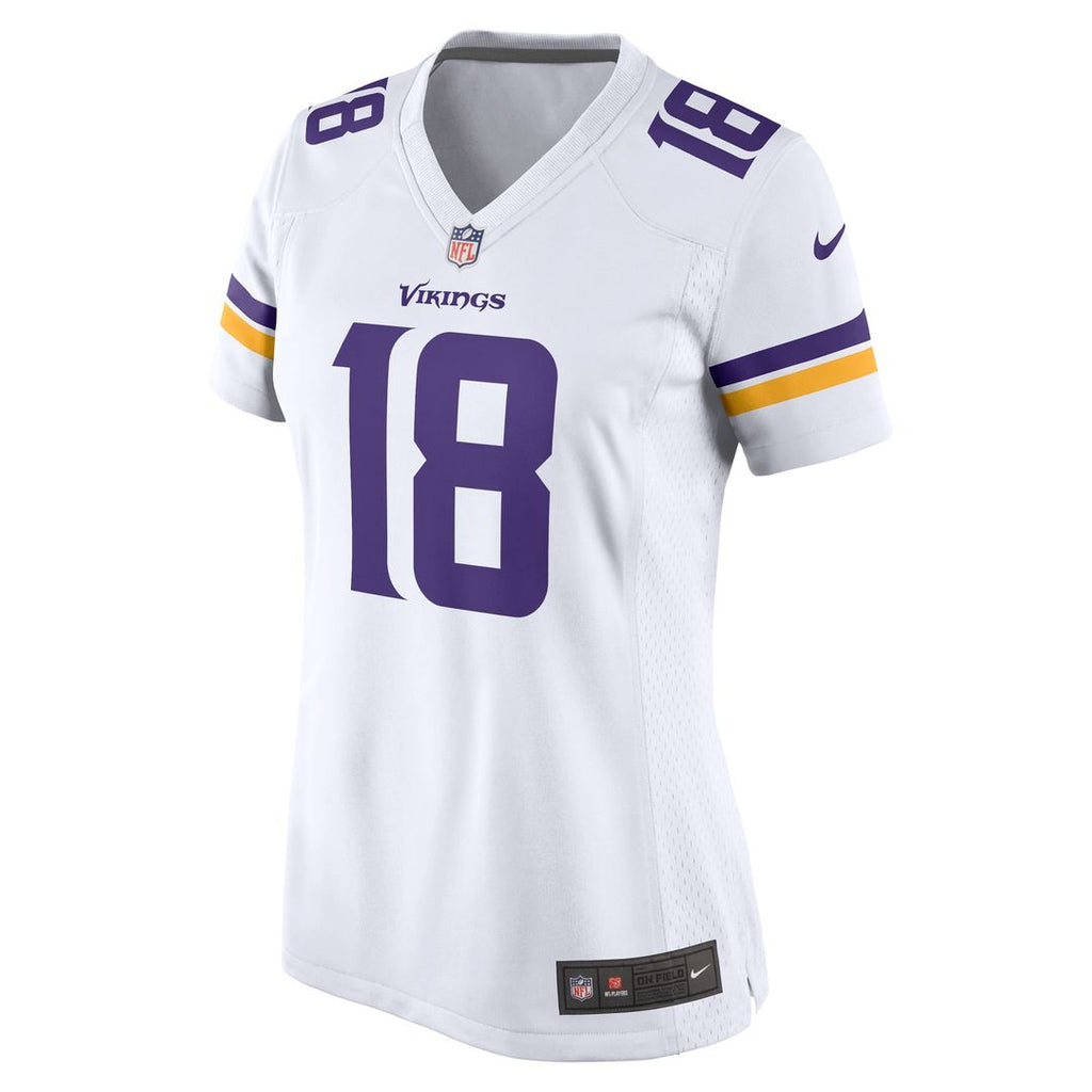 Women's Nike Minnesota Vikings Justin Jefferson Purple Game NFL Jersey