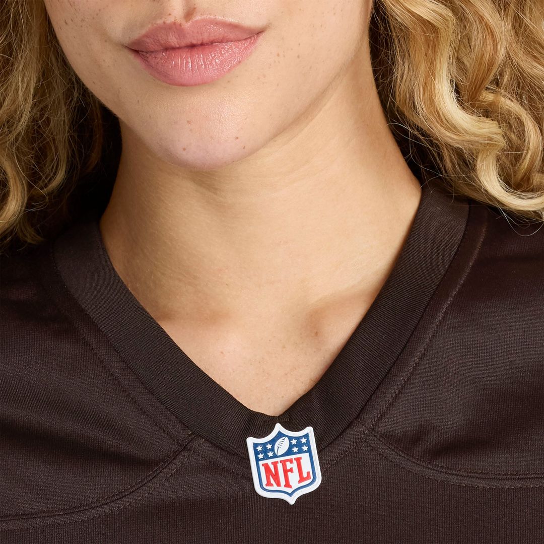 Women's Nike Cleveland Browns Andre Szmyt Brown Team Game NFL Jersey