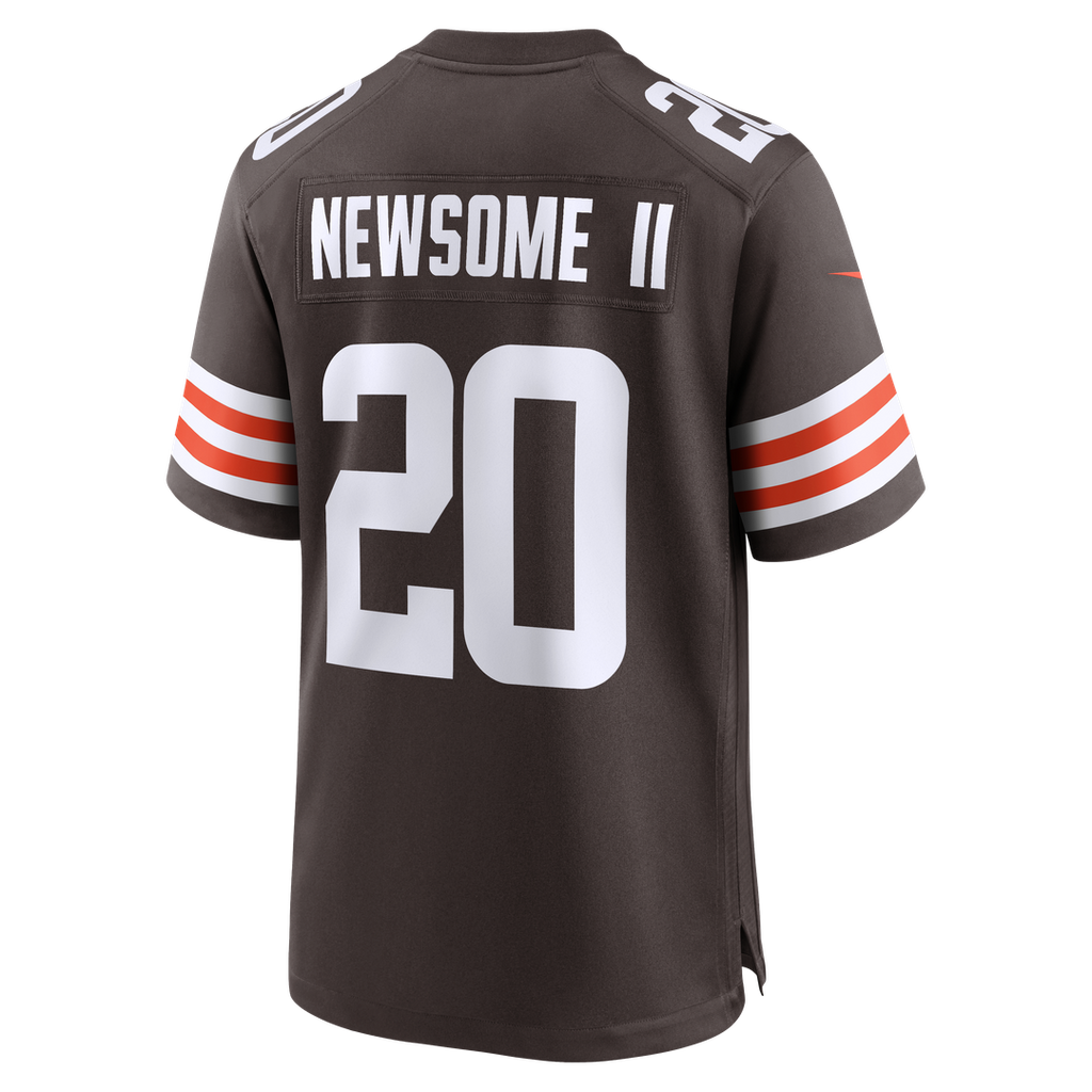 Men's Nike Cleveland Browns Greg Newsome II Brown Game NFL Jersey