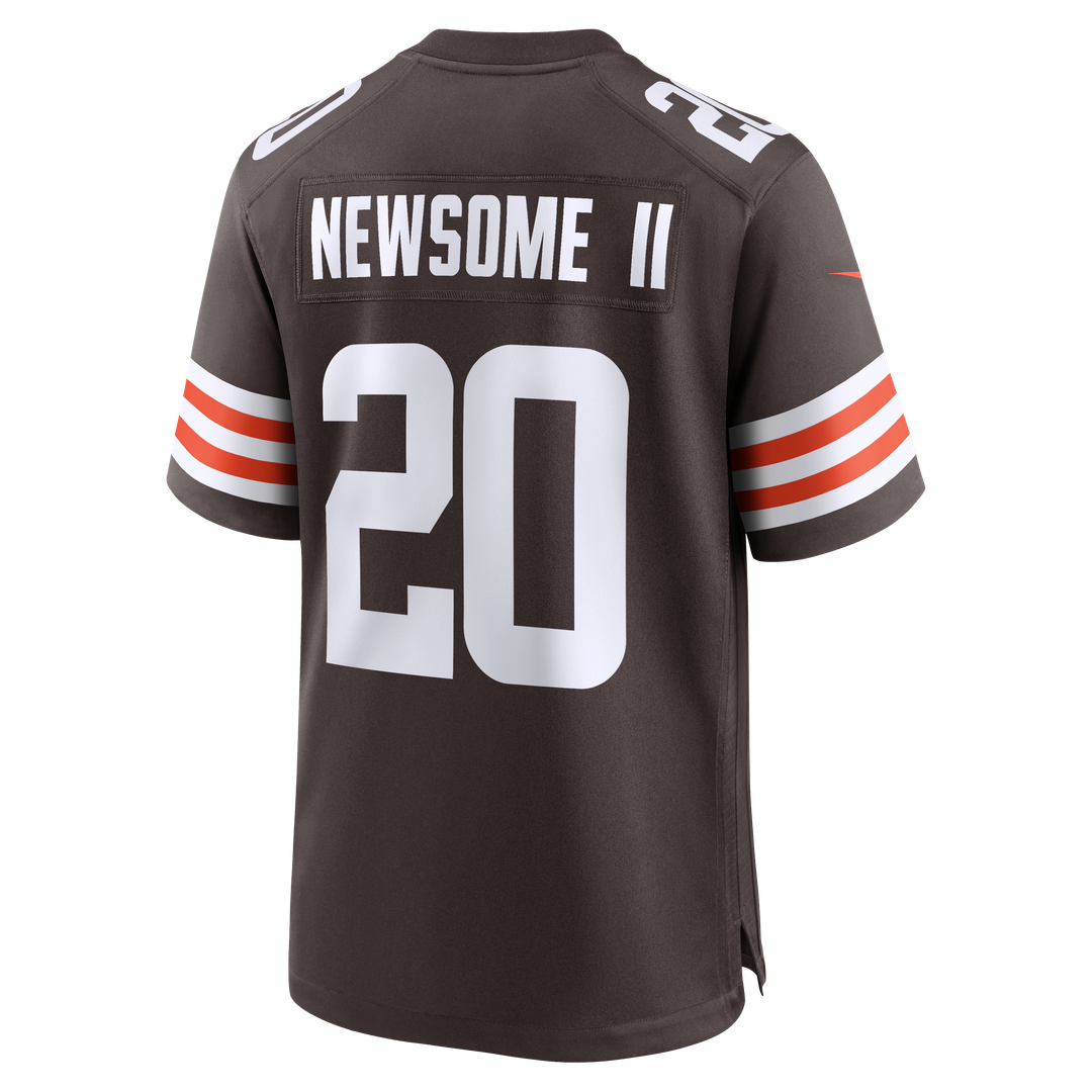 Men's Nike Cleveland Browns Greg Newsome II Brown Game NFL Jersey