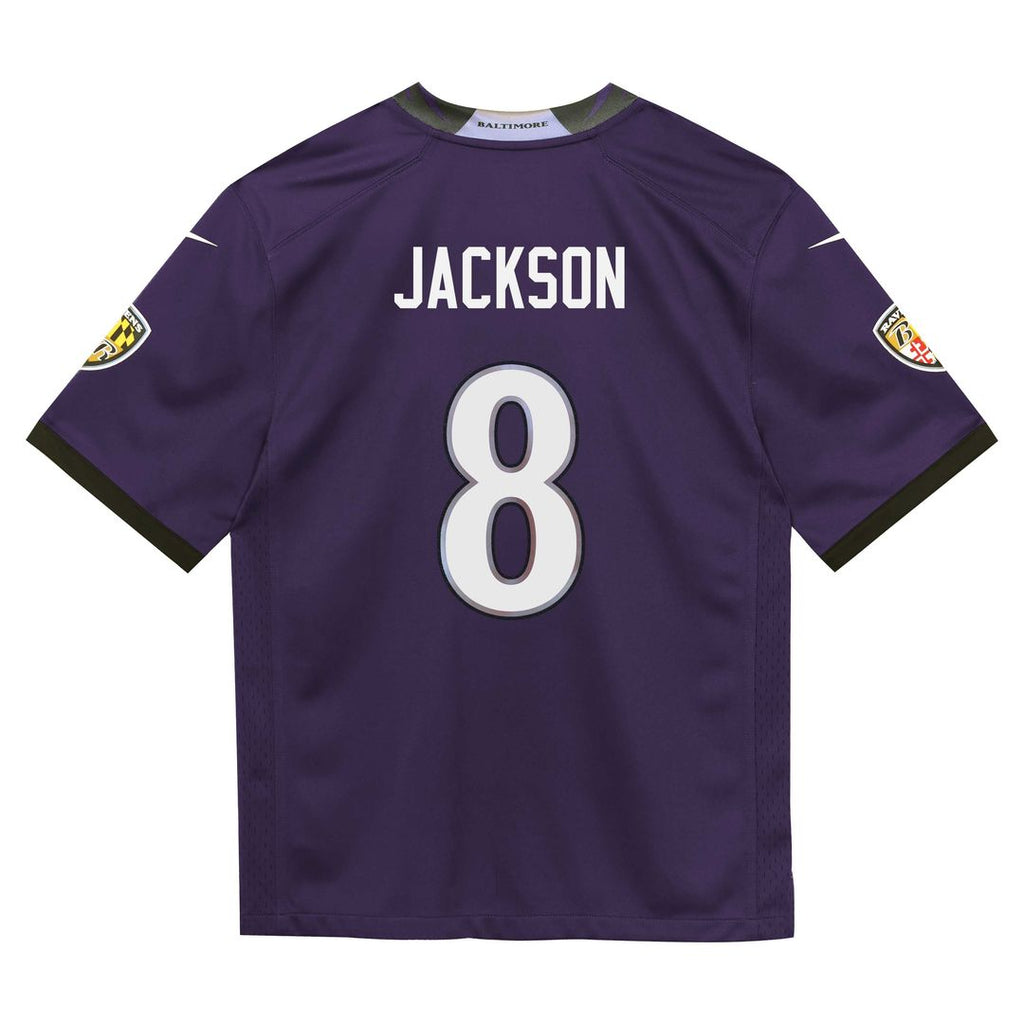 Infant Nike Baltimore Ravens Lamar Jackson Purple Team Game NFL Jersey