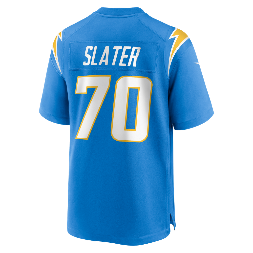 Men's Nike Los Angeles Chargers Rashawn Slater Powder Blue Game NFL Jersey