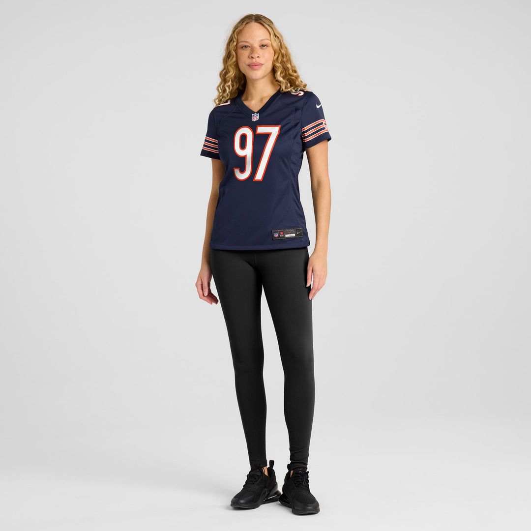 Women's Nike Chicago Bears James Lynch Navy Team Game NFL Jersey