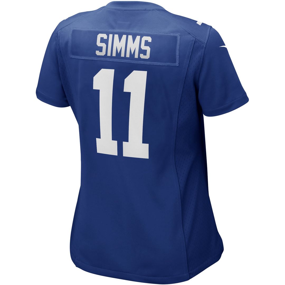 Women's Nike New York Giants Phil Simms Royal Game Retired Player NFL Jersey
