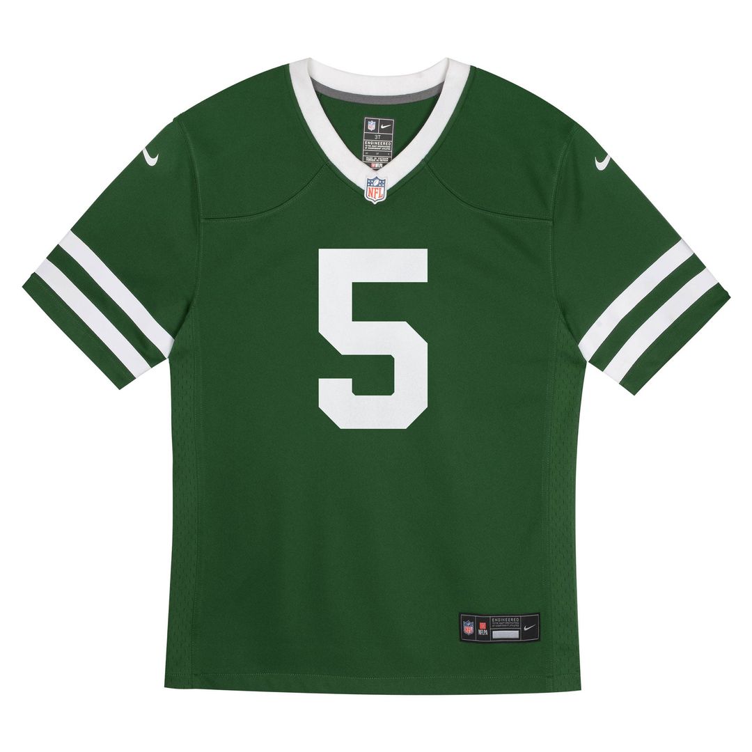Toddler Nike New York Jets Garrett Wilson Legacy Green Game NFL Jersey
