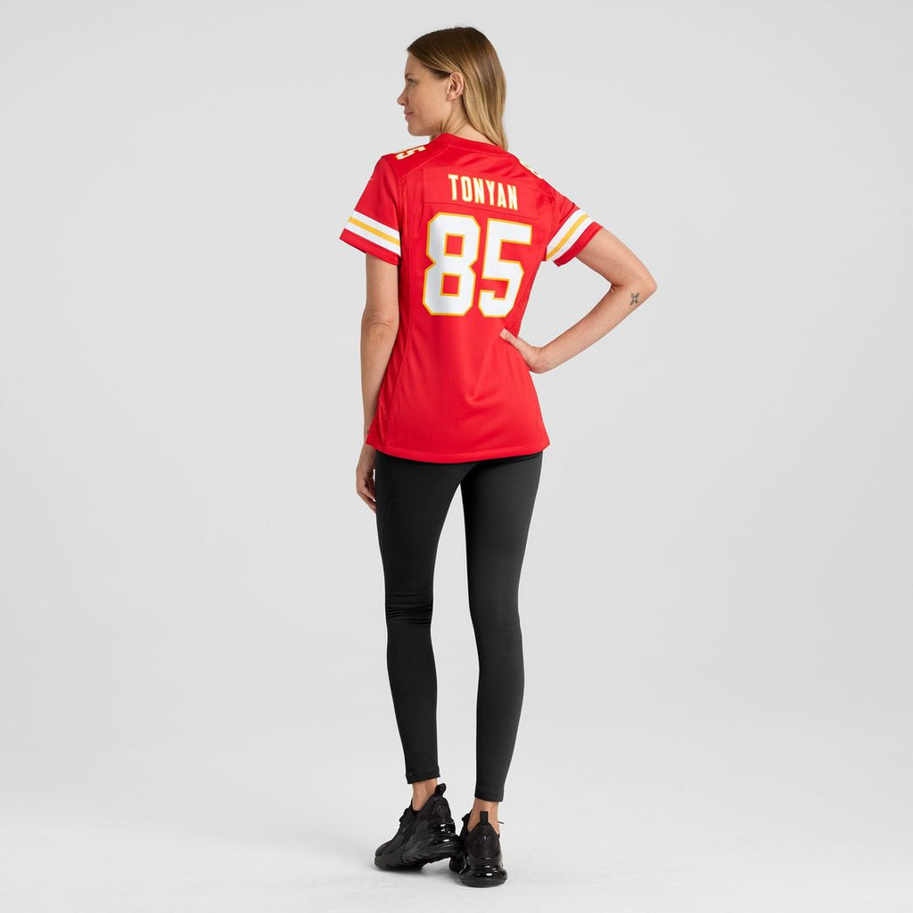 Women's Nike Kansas City Chiefs Robert Tonyan Red Team Game NFL Jersey