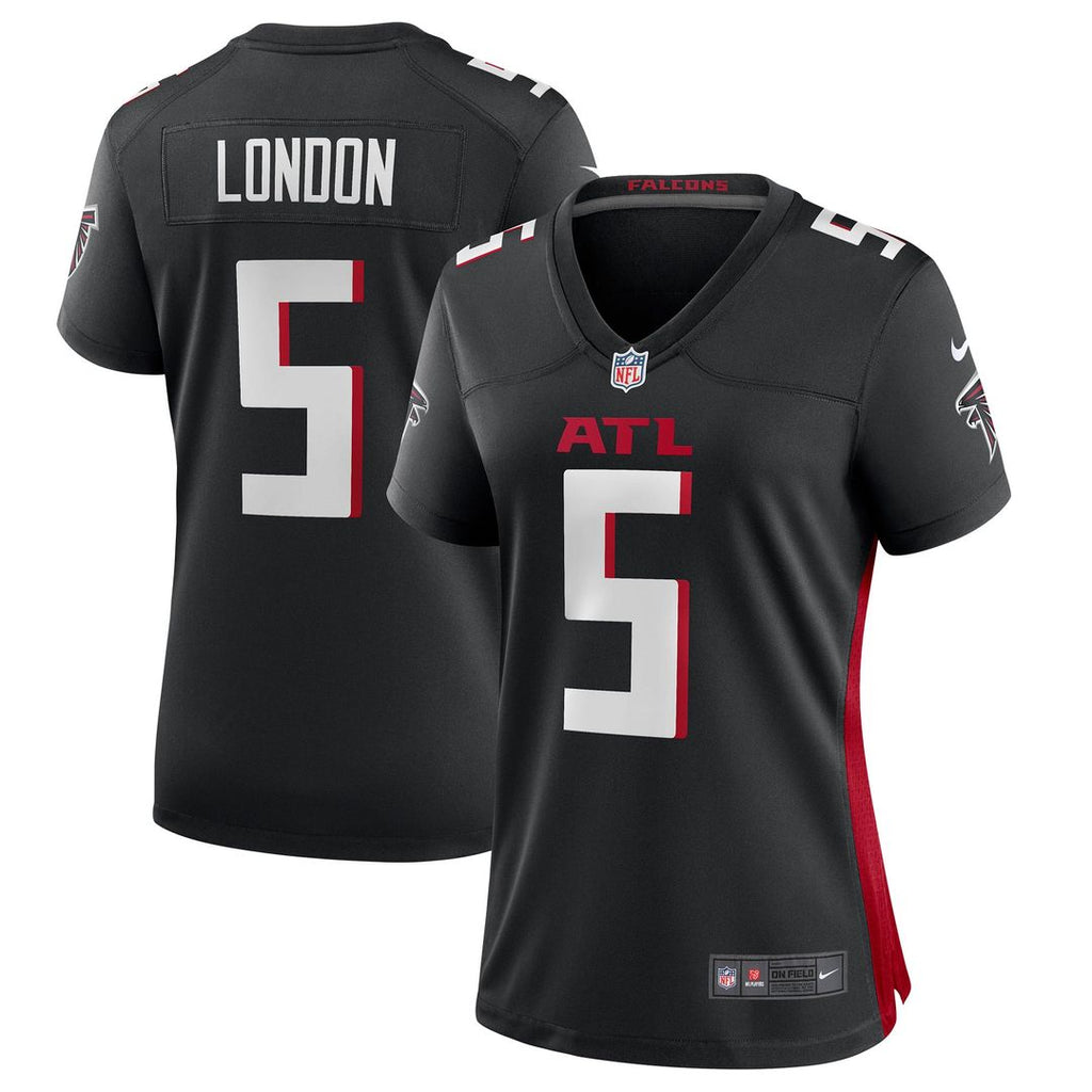 Women's Nike Atlanta Falcons Drake London Black Player Game NFL Jersey