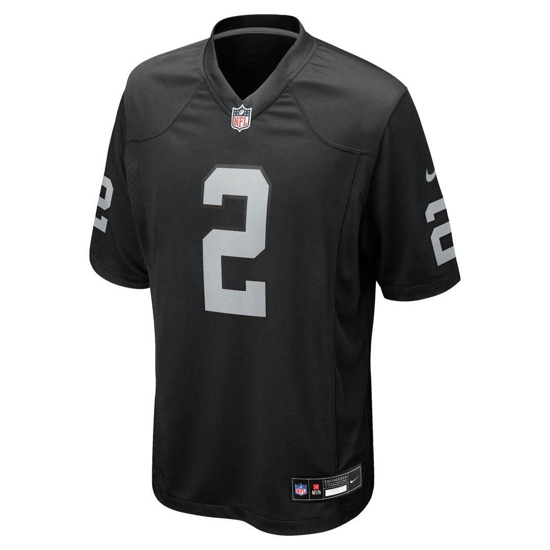 Men's Nike Las Vegas Raiders Ashton Jeanty White Game NFL Jersey