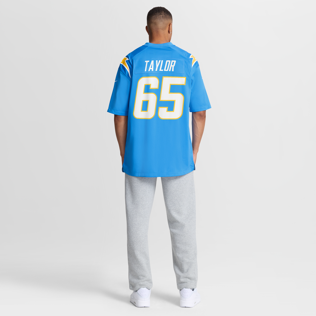 Men's Nike Los Angeles Chargers Logan Taylor Powder Blue Team Game NFL Jersey