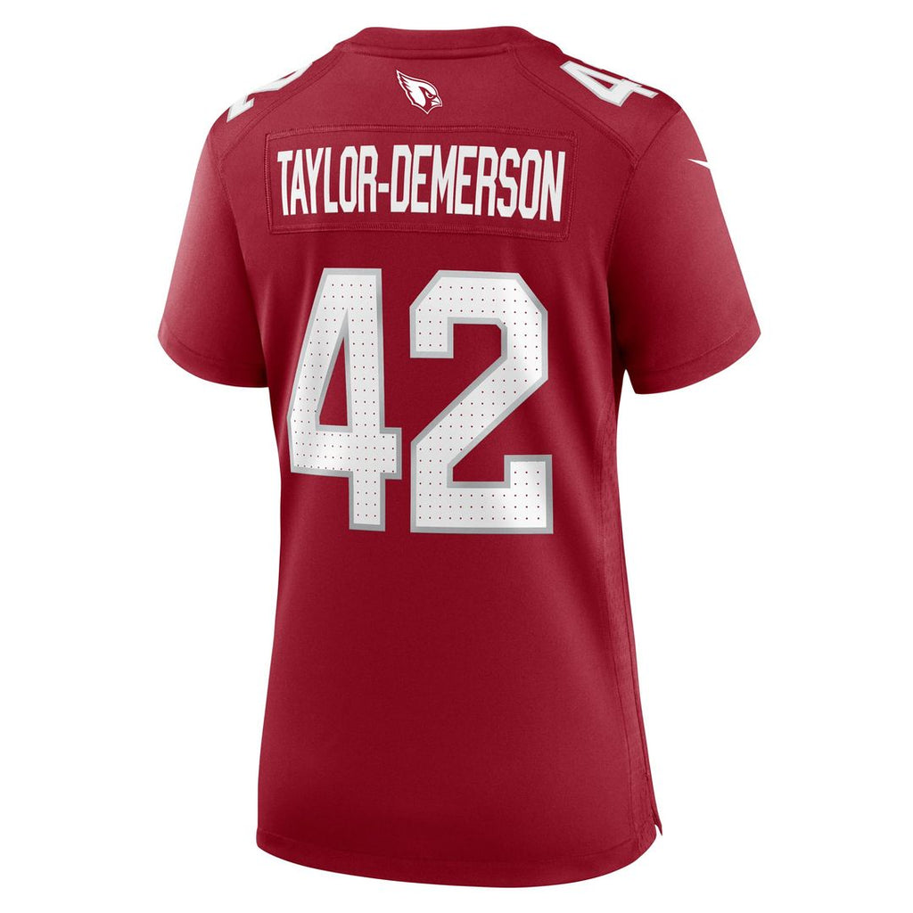 Women's Nike Arizona Cardinals Dadrion Taylor-Demerson Cardinal Game NFL Jersey