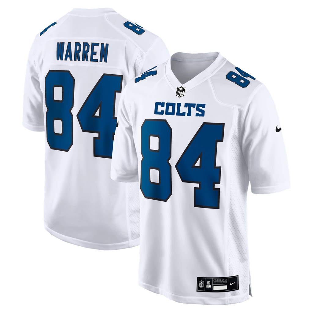 Men's Nike Indianapolis Colts Tyler Warren Tundra White Fashion Game NFL Jersey