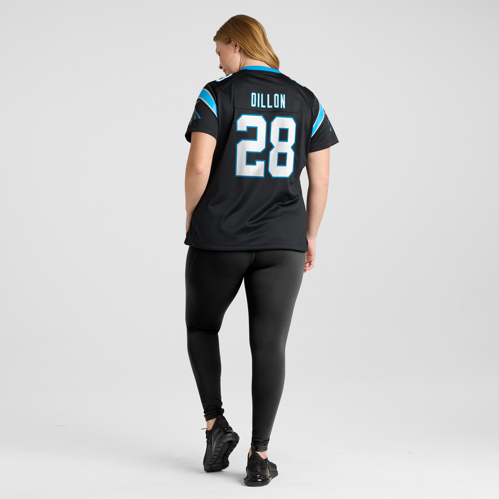 Women's Nike Carolina Panthers AJ Dillon Black Team Game NFL Jersey