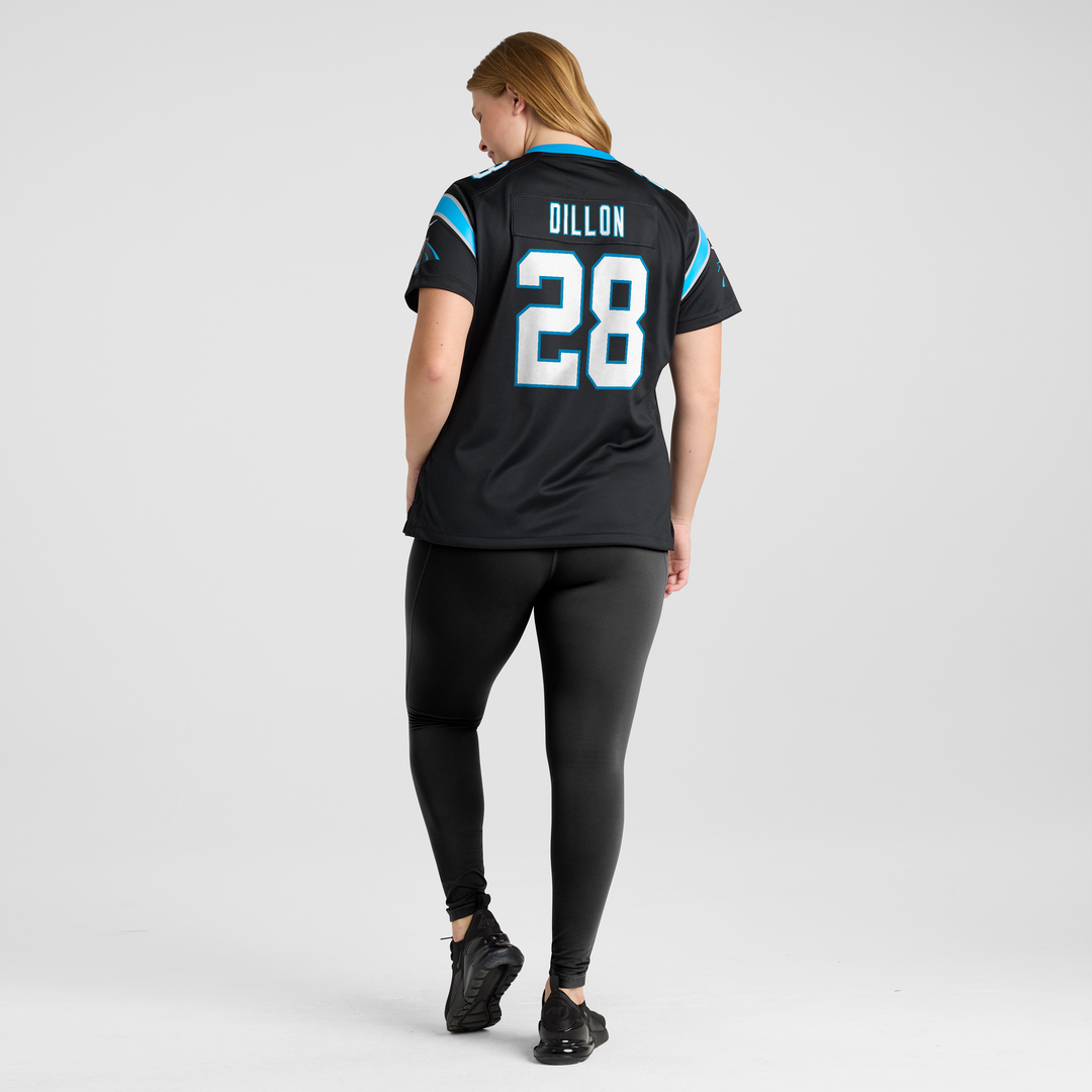Women's Nike Carolina Panthers AJ Dillon Black Team Game NFL Jersey