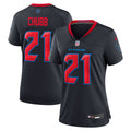 Women's Nike Houston Texans Nick Chubb Navy Game NFL Jersey
