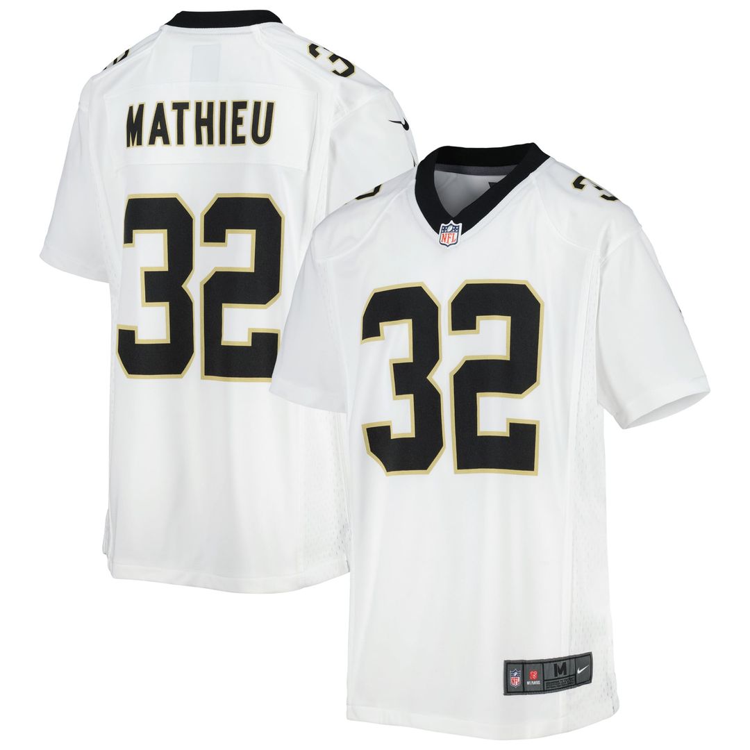 Youth Nike New Orleans Saints Tyrann Mathieu Black Game NFL Jersey