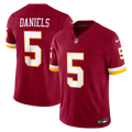 Men's Nike Washington Commanders Jayden Daniels Burgundy Vapor F.U.S.E. Stitched Limited NFL Jersey