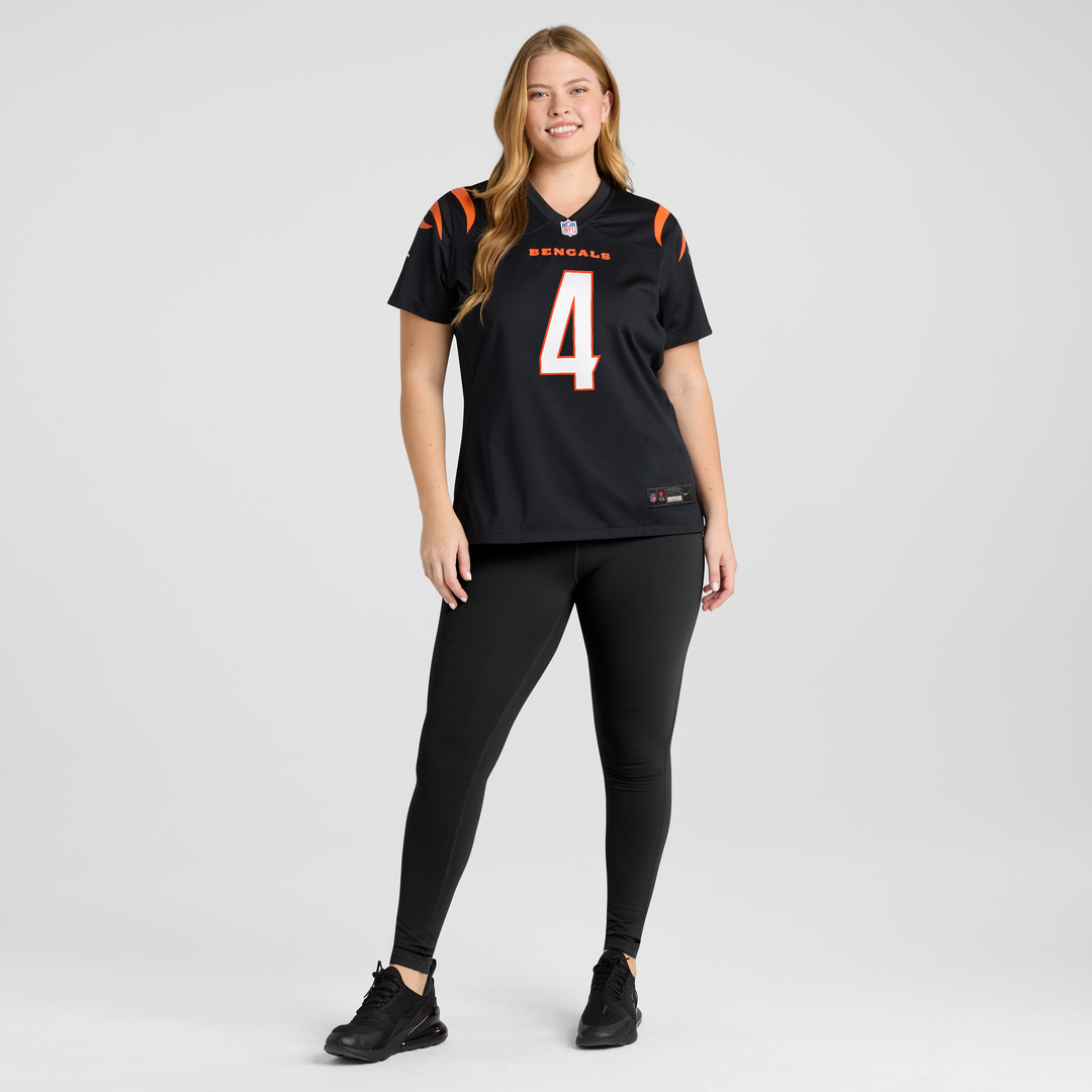 Women's Nike Cincinnati Bengals Sean Clifford Black Team Game NFL Jersey