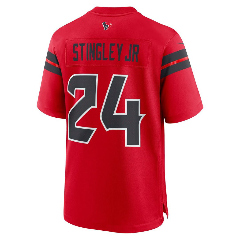 Men's Nike Houston Texans Derek Stingley Jr. Red Alternate Game NFL Jersey