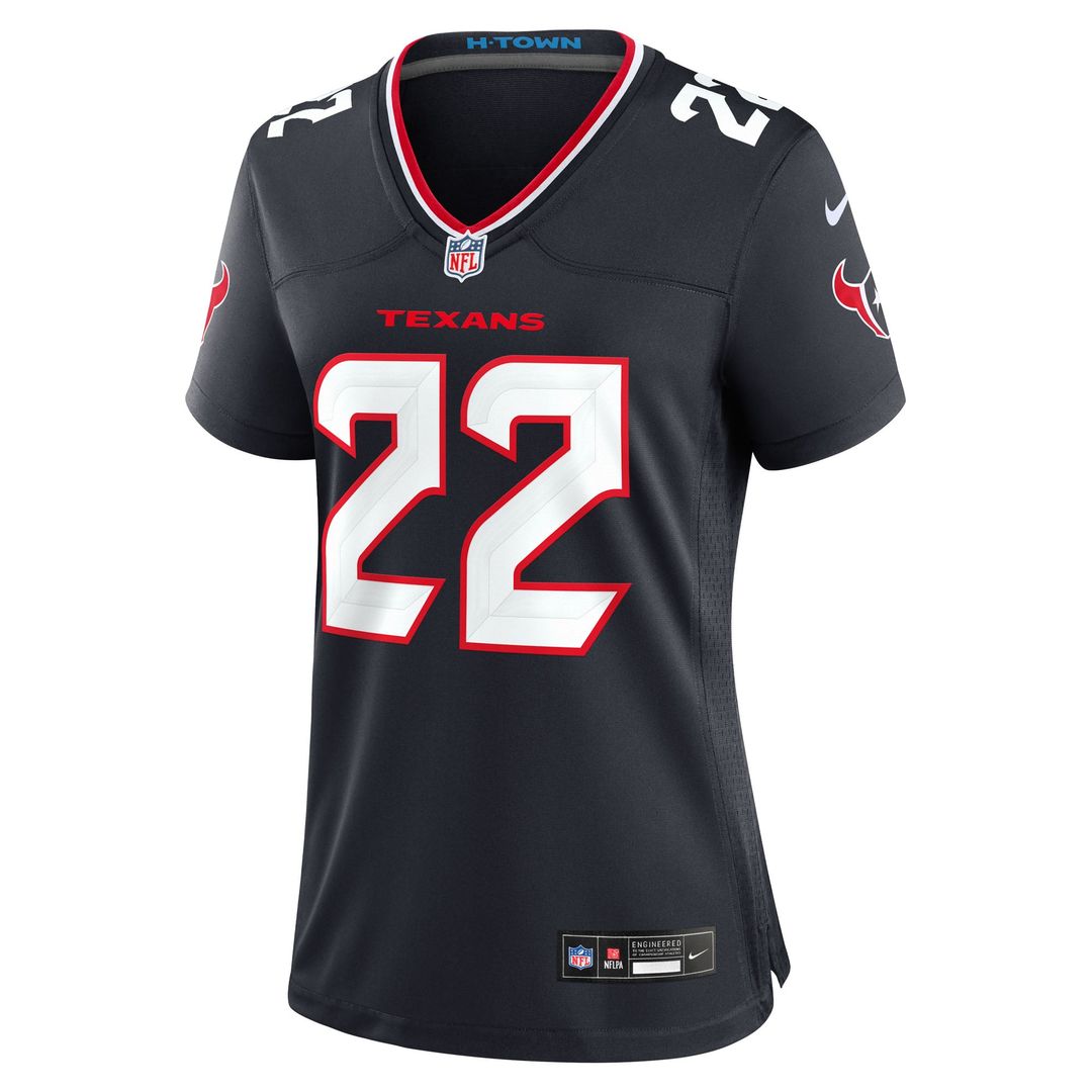 Women's Nike Houston Texans Jaylin Smith Navy Team Game NFL Jersey