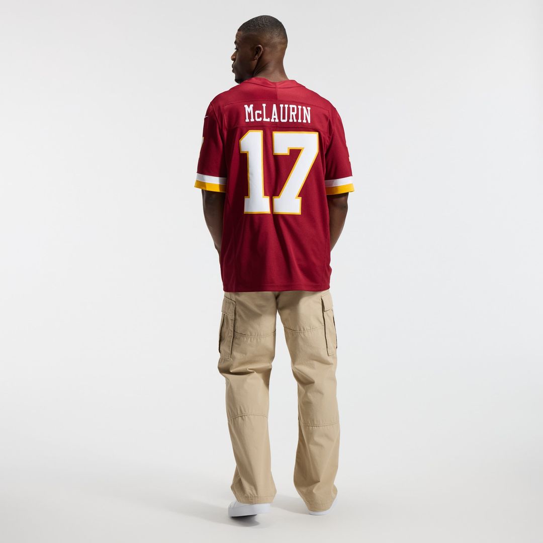 Men's Nike Washington Commanders Terry McLaurin White Vapor F.U.S.E. Stitched Limited NFL Jersey