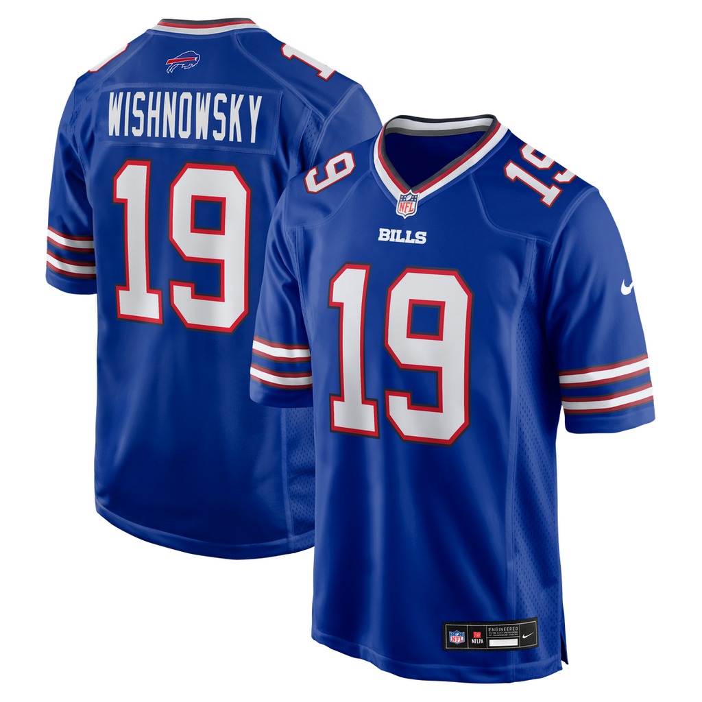 Men's Nike Buffalo Bills Mitch Wishnowsky Royal Team Game NFL Jersey
