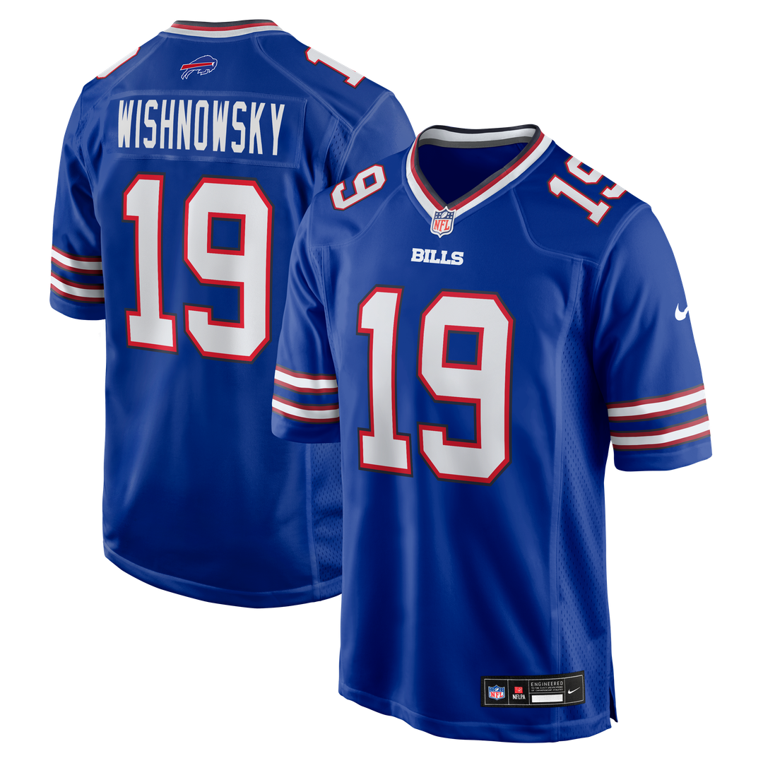 Men's Nike Buffalo Bills Mitch Wishnowsky Royal Team Game NFL Jersey