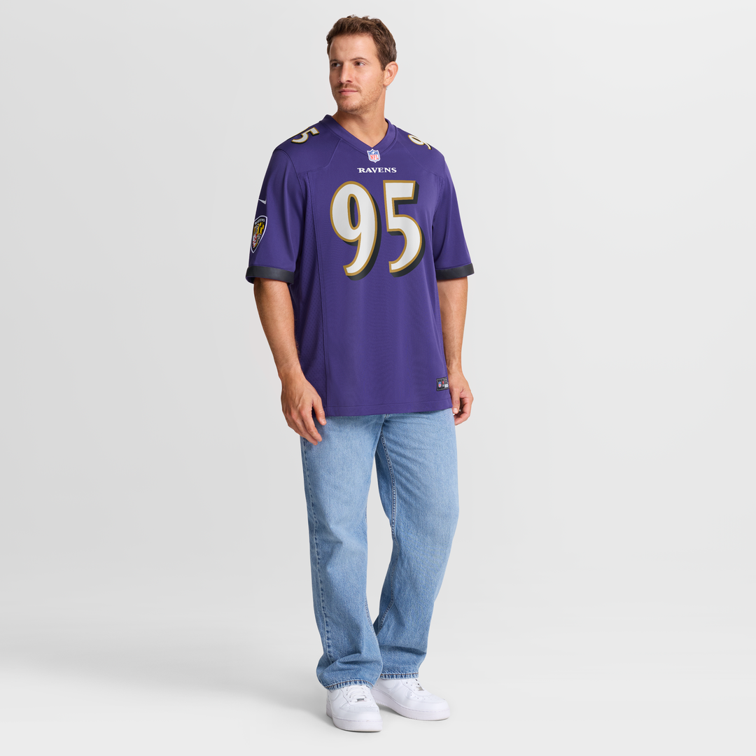 Men's Nike Baltimore Ravens Tavius Robinson Purple Team Game NFL Jersey
