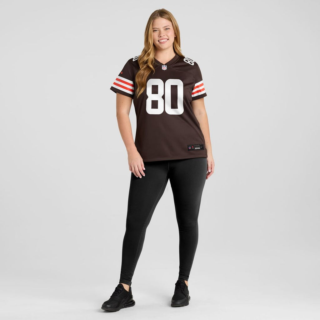 Women's Nike Cleveland Browns Jamari Thrash Brown Game NFL Jersey