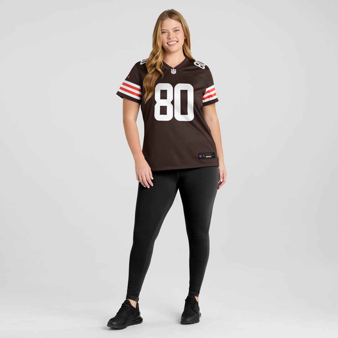 Women's Nike Cleveland Browns Jamari Thrash Brown Game NFL Jersey