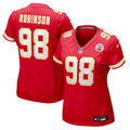 Women's Nike Kansas City Chiefs Janarius Robinson Red Team Game NFL Jersey