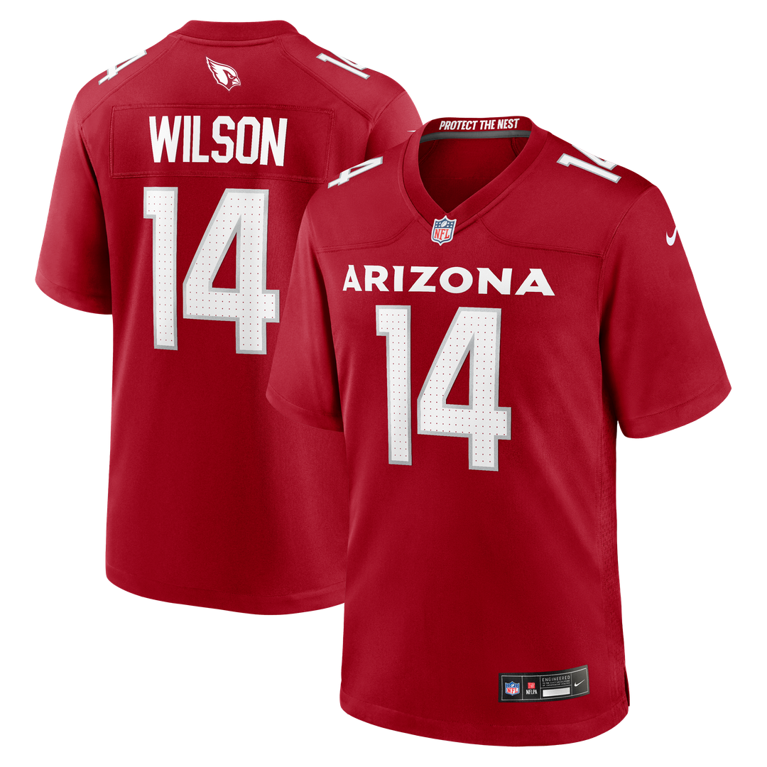 Men's Nike Arizona Cardinals Michael Wilson Cardinal Team Game NFL Jersey
