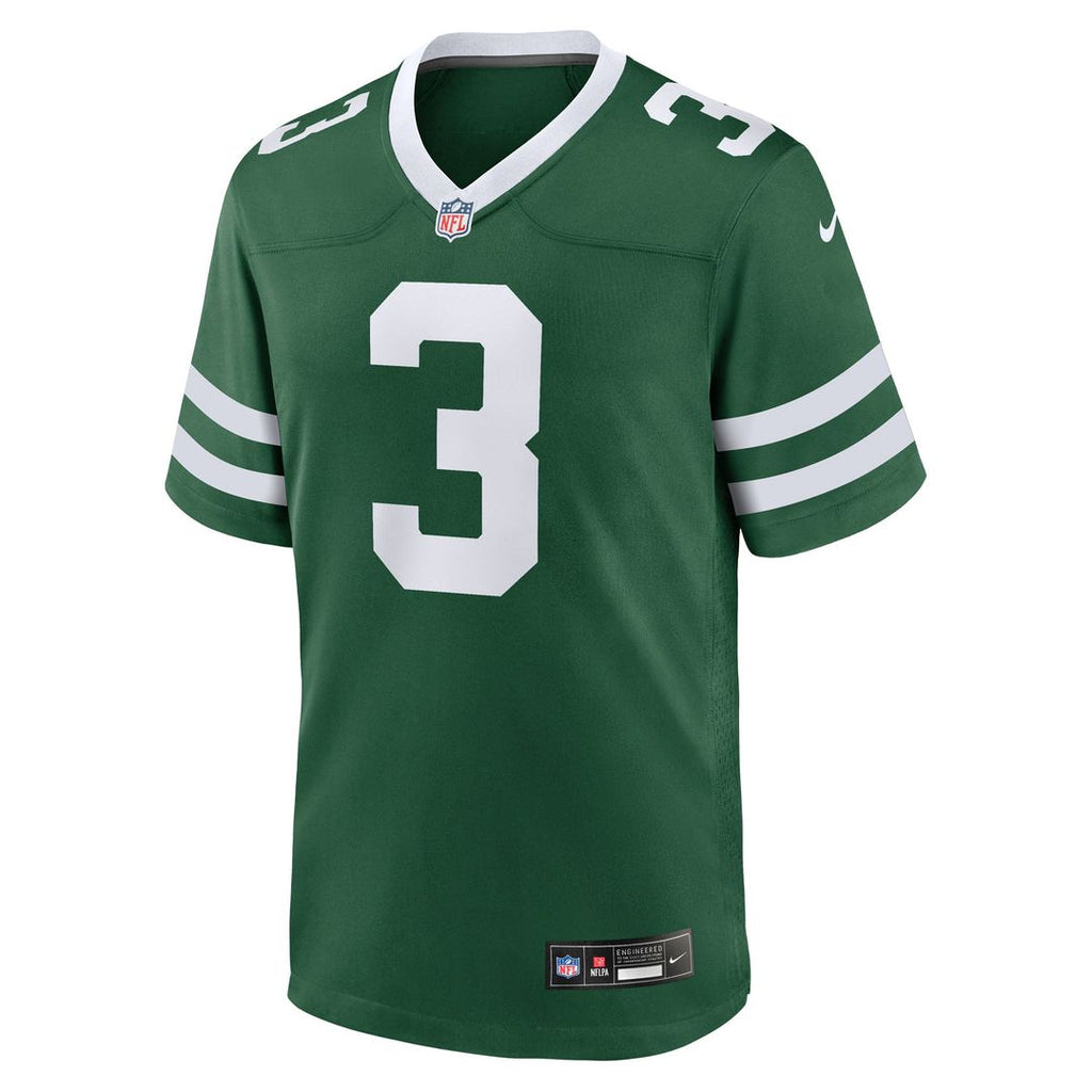 Men's Nike New York Jets John Metchie III Legacy Green Team Game NFL Jersey