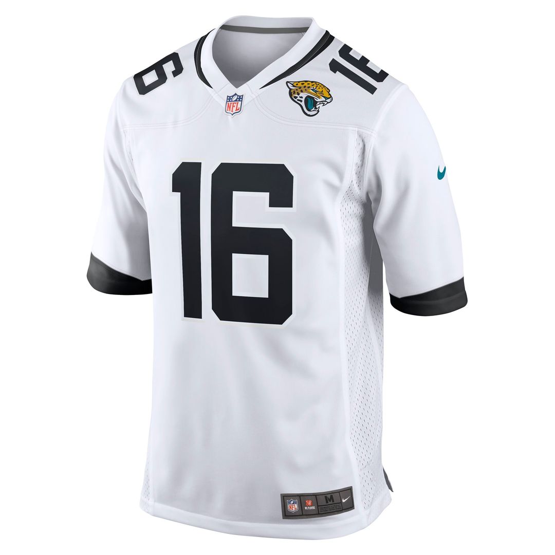 Men's Nike Jacksonville Jaguars Trevor Lawrence Black Alternate Game NFL Jersey