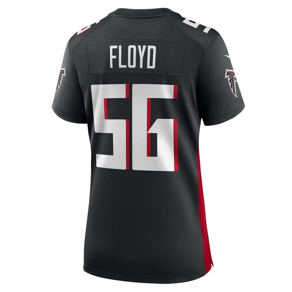 Women's Nike Atlanta Falcons Leonard Floyd Black Team Game NFL Jersey