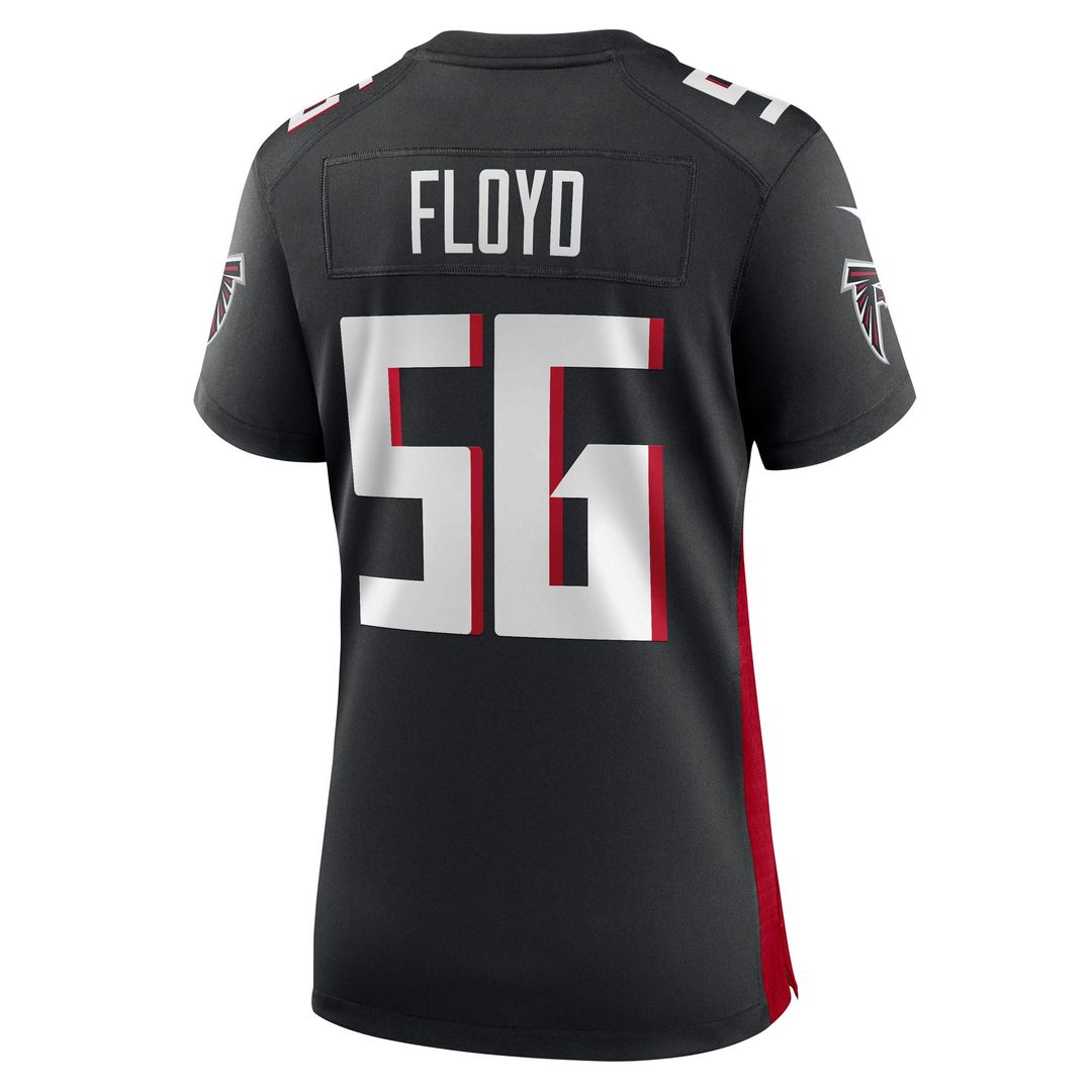 Women's Nike Atlanta Falcons Leonard Floyd Black Team Game NFL Jersey