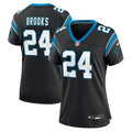 Women's Nike Carolina Panthers Jonathon Brooks Black Game NFL Jersey