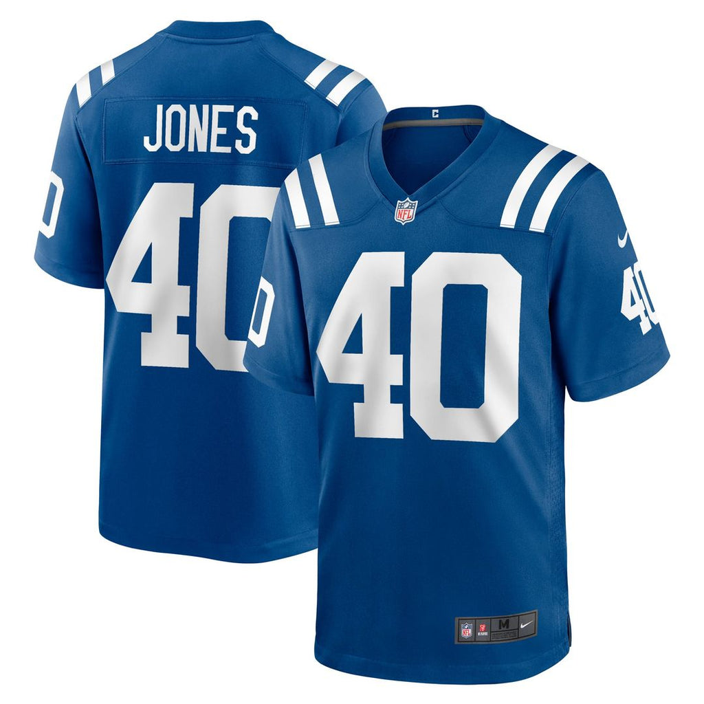 Men's Nike Indianapolis Colts Jaylon Jones Royal Team Game NFL Jersey