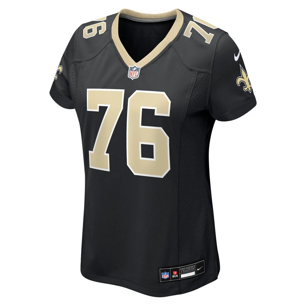 Women's Nike New Orleans Saints David Edwards Black Team Game NFL Jersey