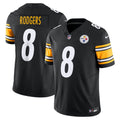 Men's Nike Pittsburgh Steelers Aaron Rodgers Black Team Vapor F.U.S.E. Limited NFL Jersey