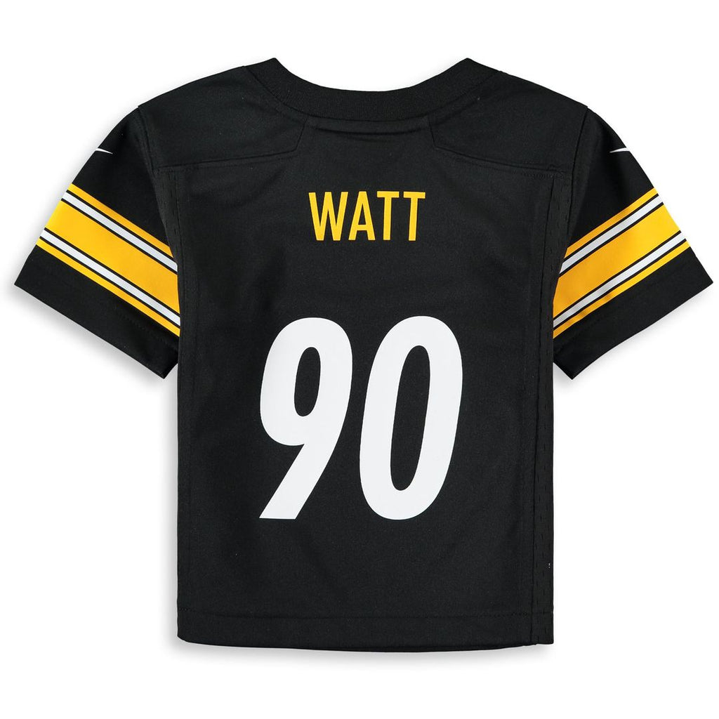 Infant Nike Pittsburgh Steelers T.J. Watt Black Team Player Game NFL Jersey
