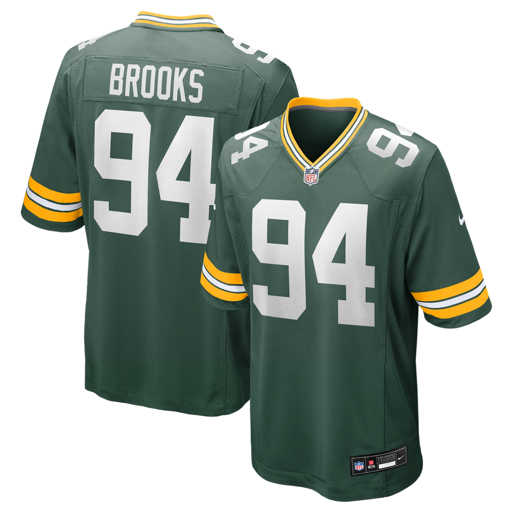 Men's Nike Green Bay Packers Karl Brooks Green Game NFL Jersey