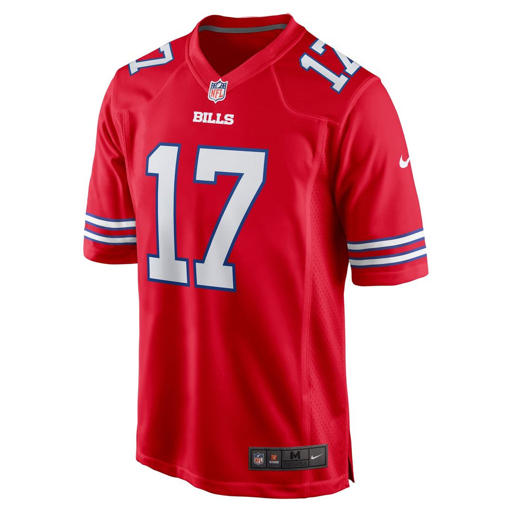 Men's Nike Buffalo Bills Josh Allen Red Alternate Game NFL Jersey