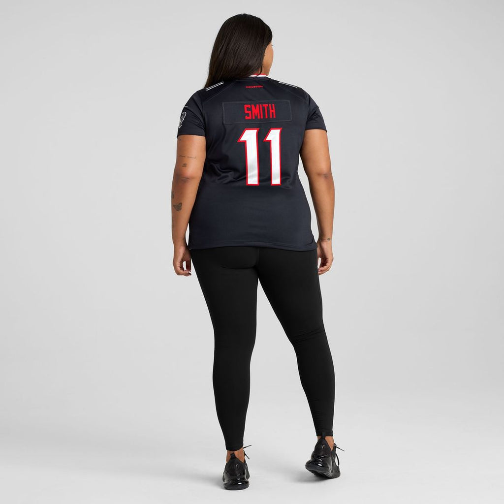 Women's Nike Houston Texans Tremon Smith Navy Team Game NFL Jersey