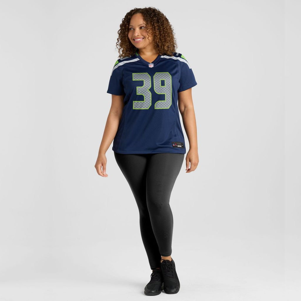 Women's Nike Seattle Seahawks Ty Okada College Navy Team Game NFL Jersey